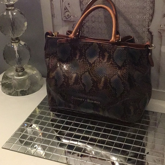 Dooney & Bourke Snake Skin Bag - Picture 2 of 16